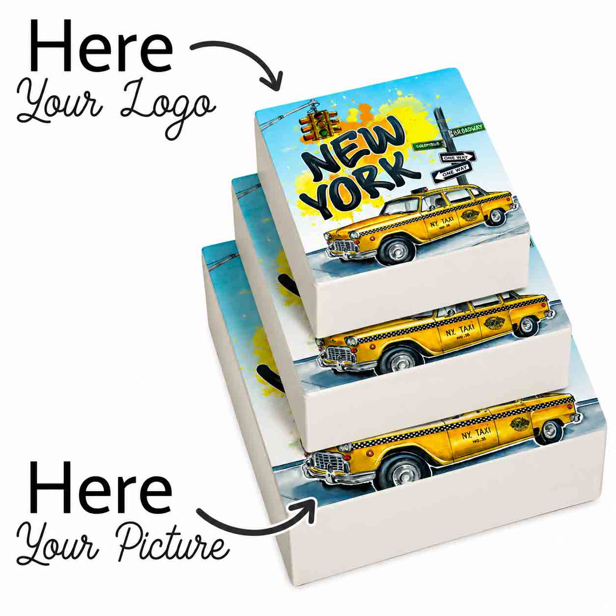 Box Set - Wooden - Customizable – From 24 Sets per Design