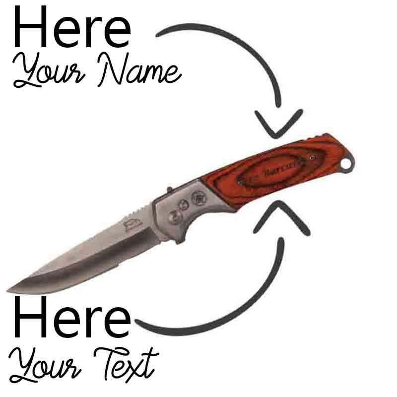 Knife - Automatic Folding – Customizable – From 120 Pieces per Design